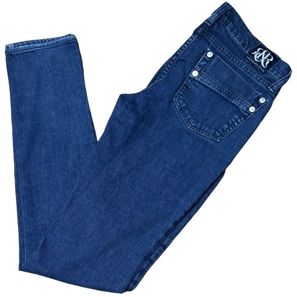 Rock & Republic Jeans Skinny Ankle Medium Wash Mid Rise Denim Jeans Y2k Size 28 - Picture 5 of 16